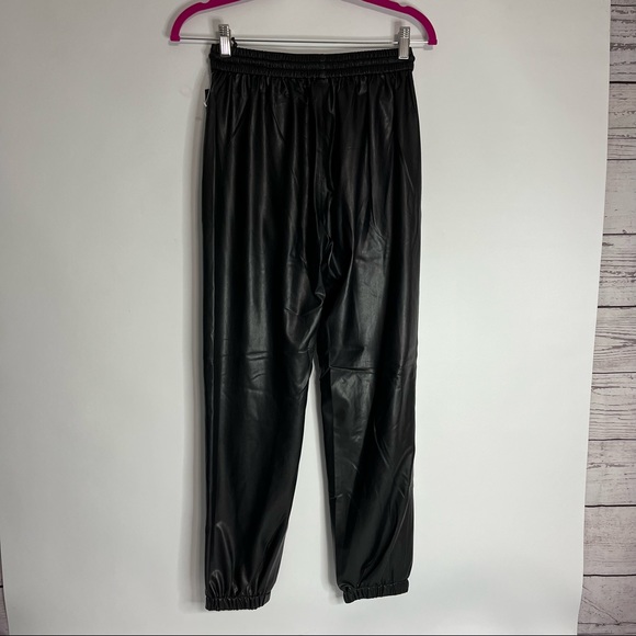 30) NWT Blank NYC Faux Leather Elastic Waistband Jogger Pants Size 28 - Picture 10 of 16